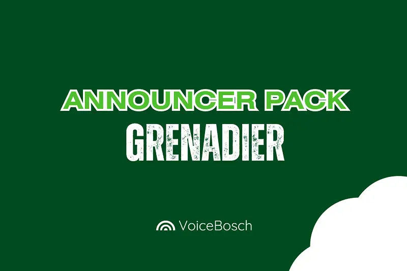 Grenadier - Announcer Audio Pack Asset Thumbnail