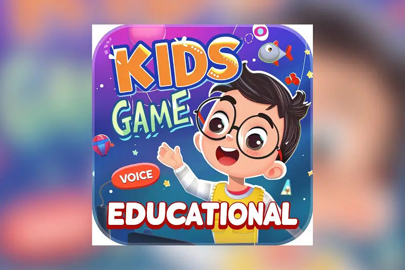 Educational Kids Game Voice Pack: Colors, Numbers, Alphabet, and More Asset Thumbnail