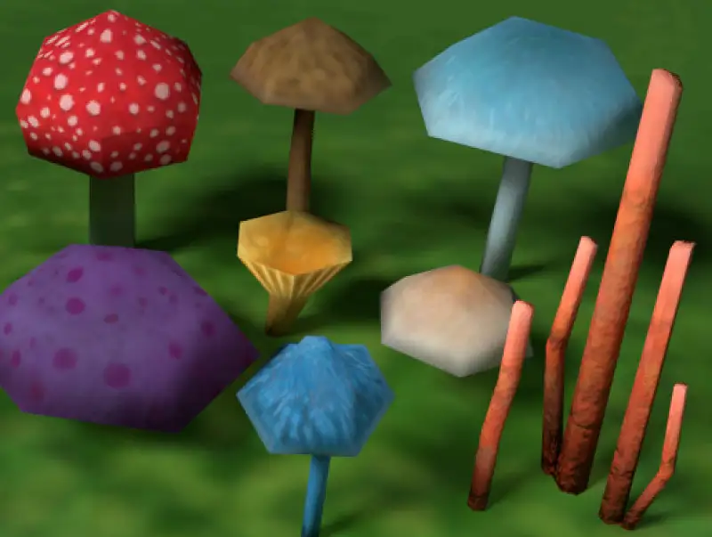 Fancy Mushrooms Asset Thumbnail