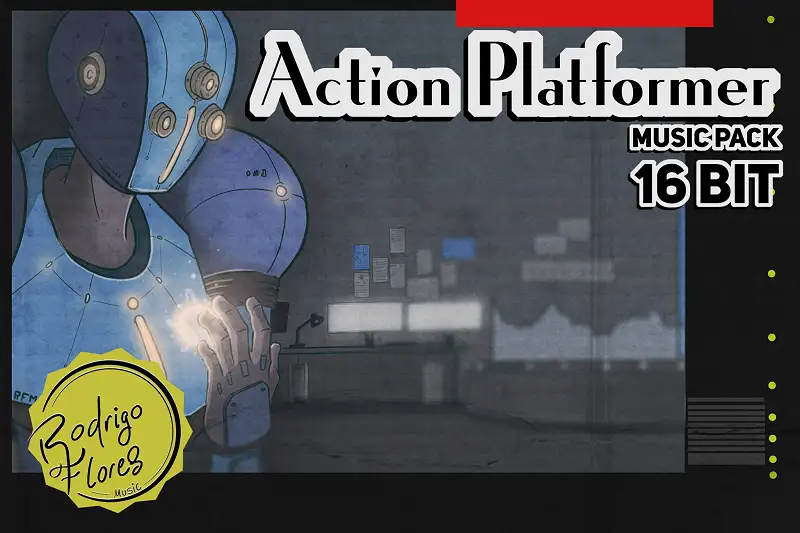 16-bit Action Platformer Music Pack Asset Thumbnail