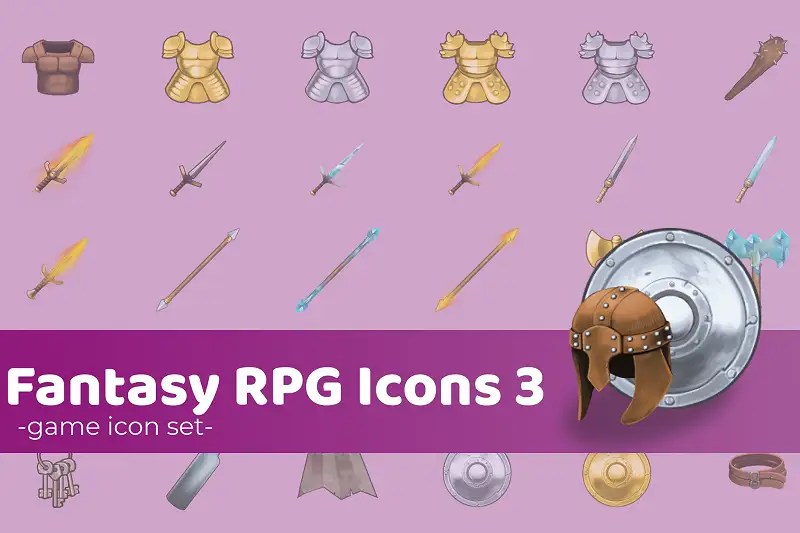Fantasy RPG icons 3 Asset Thumbnail