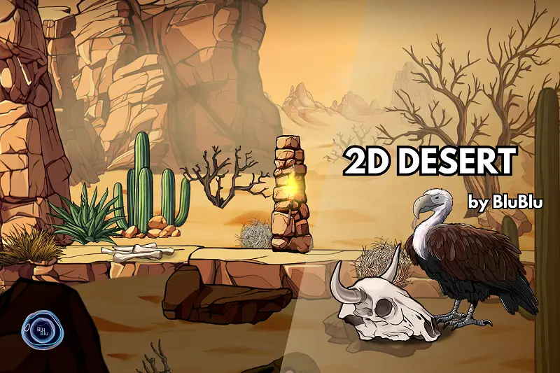 2D Plaformer Desert Asset Thumbnail