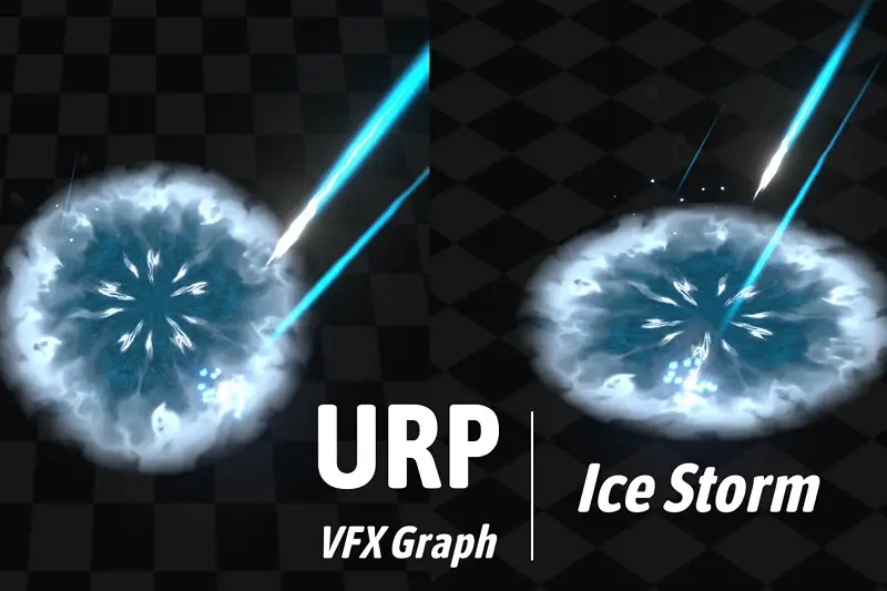 VFX Graph - Ice Storm Asset Thumbnail