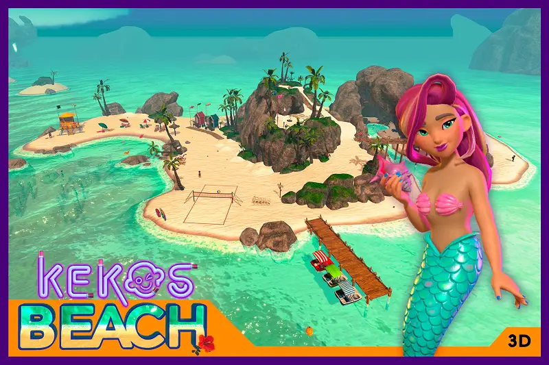 KEKOS Tropical Beach - Stylized 3D Art Assets by Mameshiba Asset Thumbnail