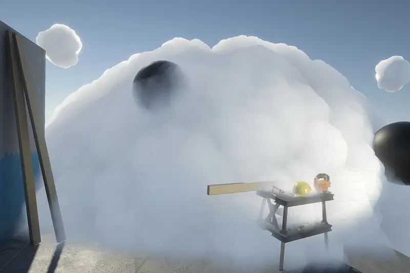 Sky Clouds URP: Fluffy Cloud Shader Asset Thumbnail