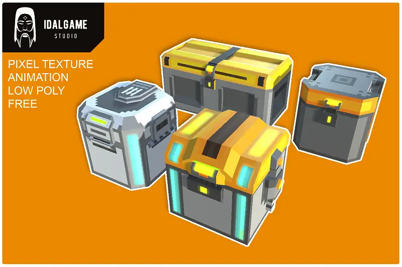 Pixel Boxes - low poly (Free) Asset Thumbnail