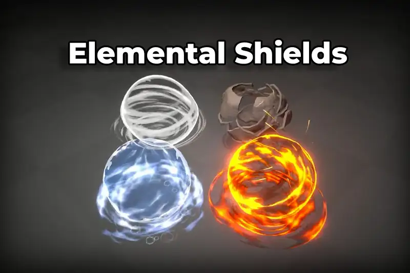 Elemental Shields Spell Effect VFX Asset Thumbnail