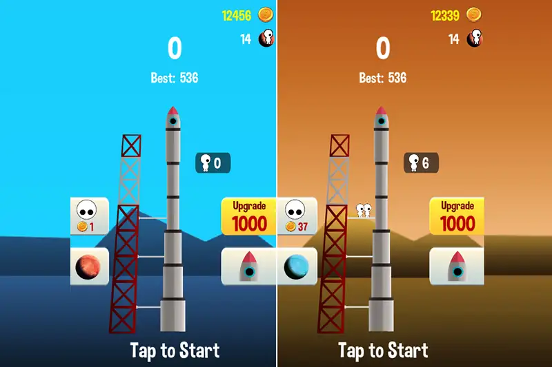 Space Frontier complete game template Asset Thumbnail