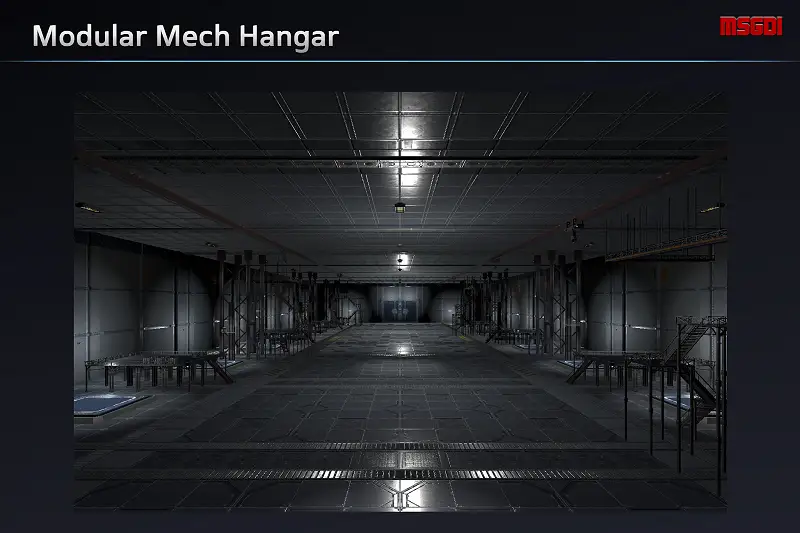 Modular Mech Hangar Asset Thumbnail