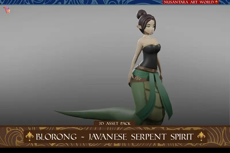 Blorong - Javanese Serpent Spirit Asset Thumbnail