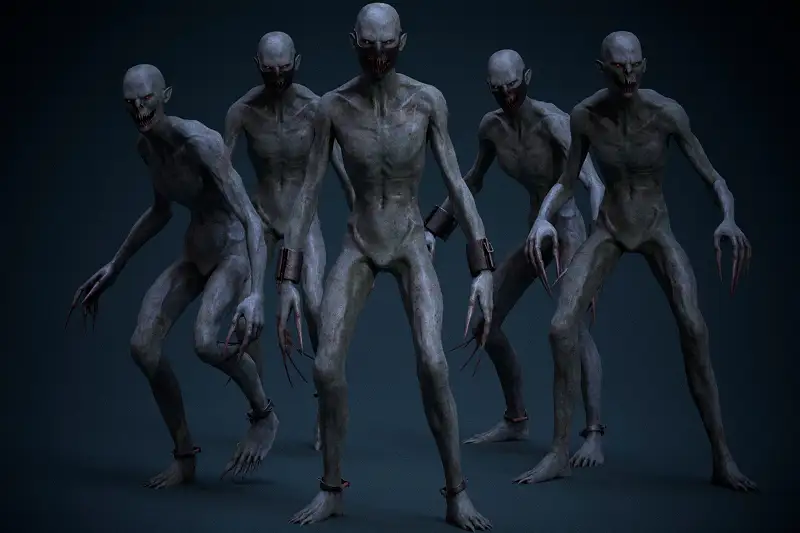 Ghoul Ripper 3D Model Asset Thumbnail