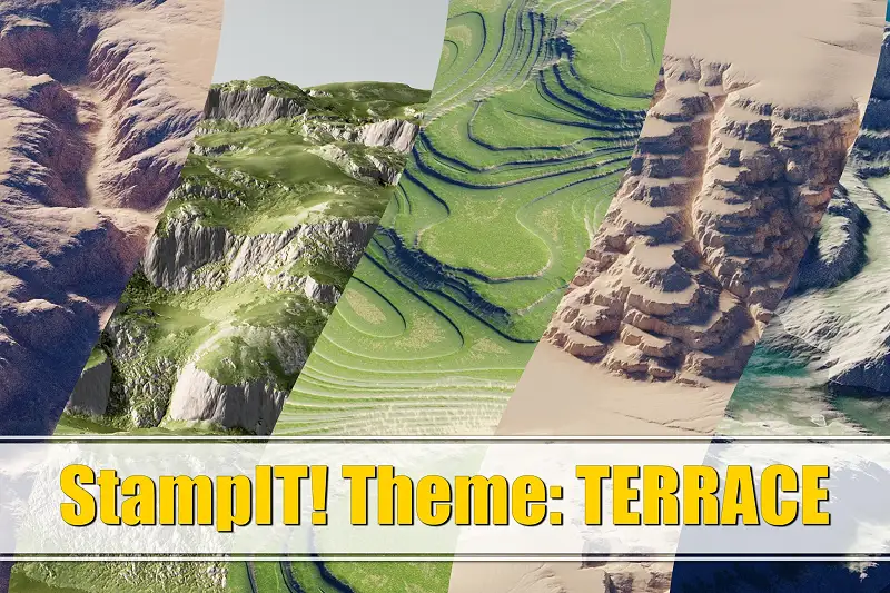 Terrace Theme Stamps for Unity Asset Thumbnail