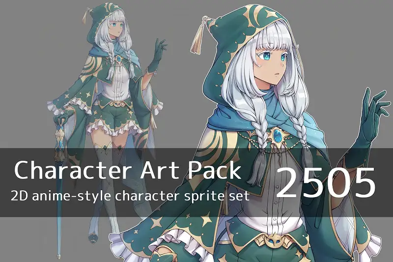 Anime Character Art Pack: 2505 Asset Thumbnail