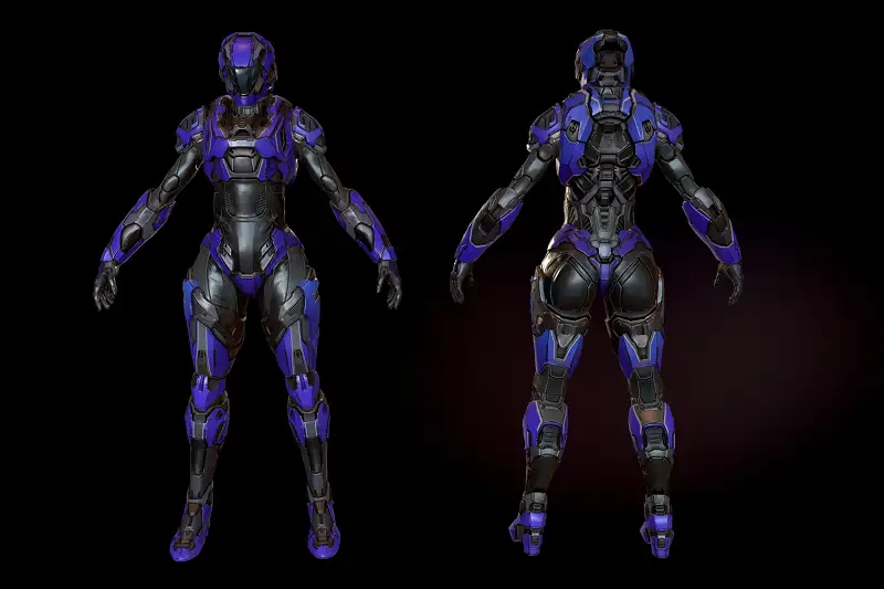 Sci_Fi_Girl_03 Asset Thumbnail