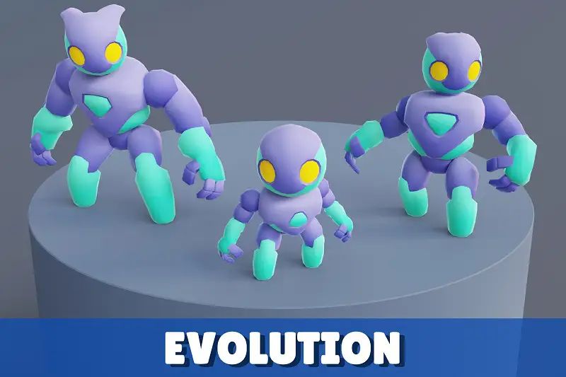 Robot Warrior Character Pack Asset Thumbnail