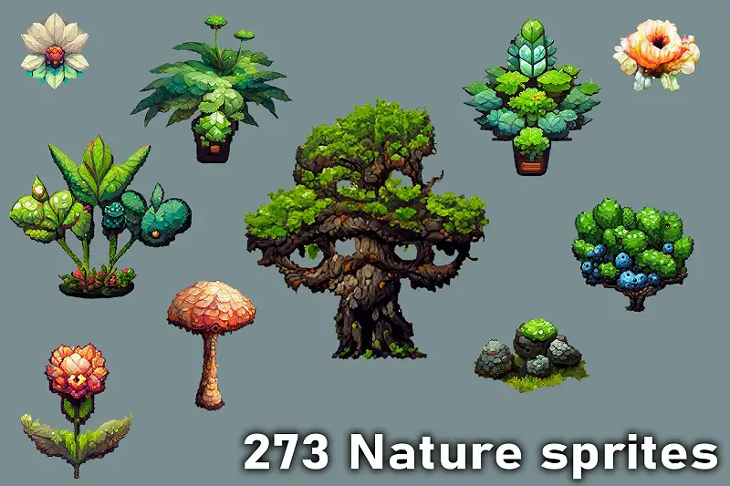 2D Nature Pack Asset Thumbnail