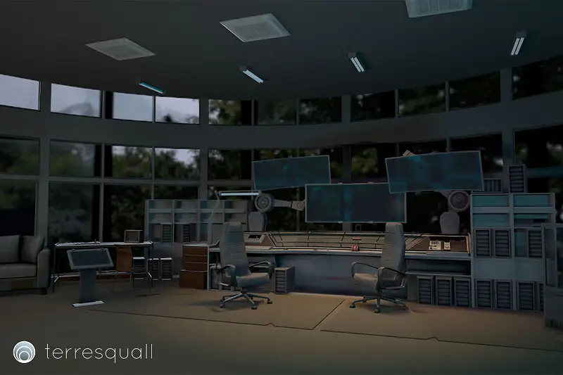 Sci-Fi Office Pack: Modular Interiors Asset Thumbnail