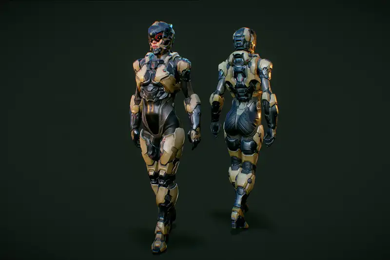 Sci_Fi_Girl_04 Asset Thumbnail