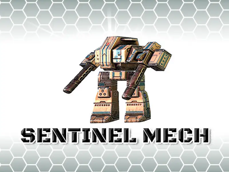 Sentinel Mech Robot Asset Thumbnail