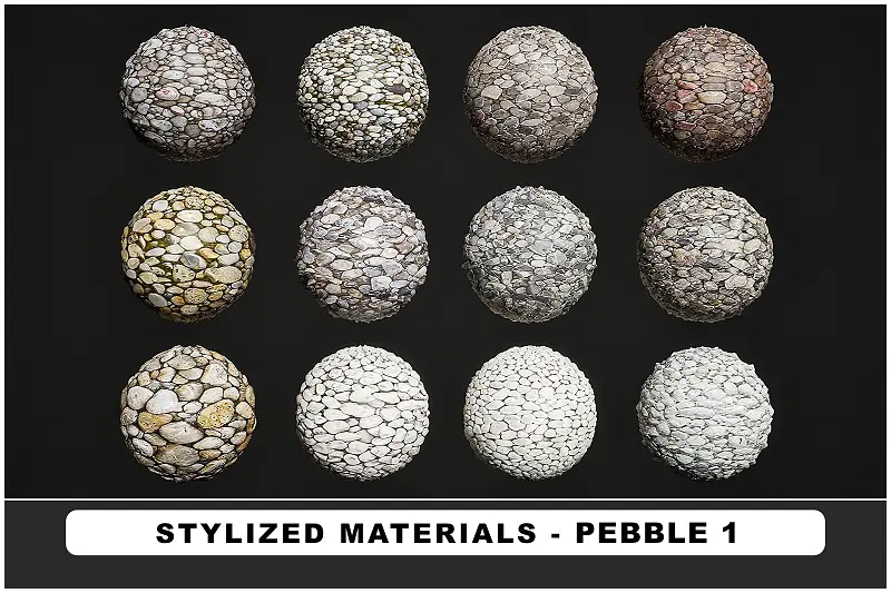 Stylized Materials - Pebble 1 Asset Thumbnail