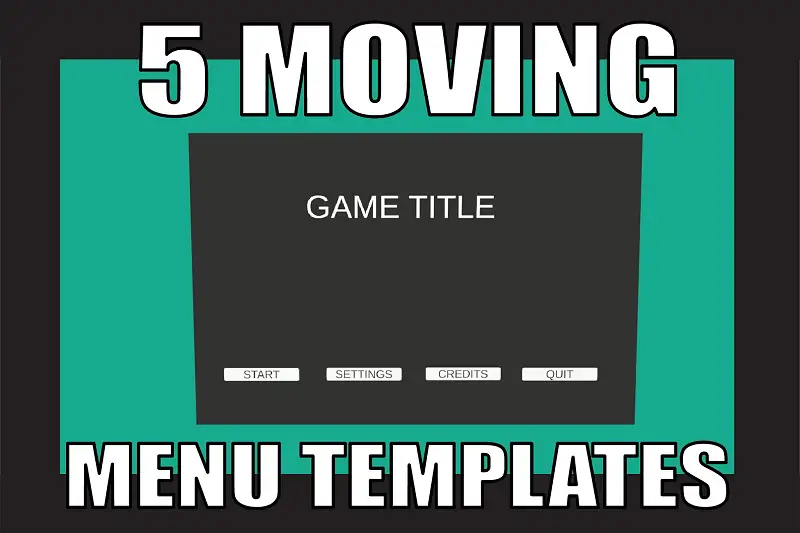 5 Simple Menu Templates for Unity Asset Thumbnail
