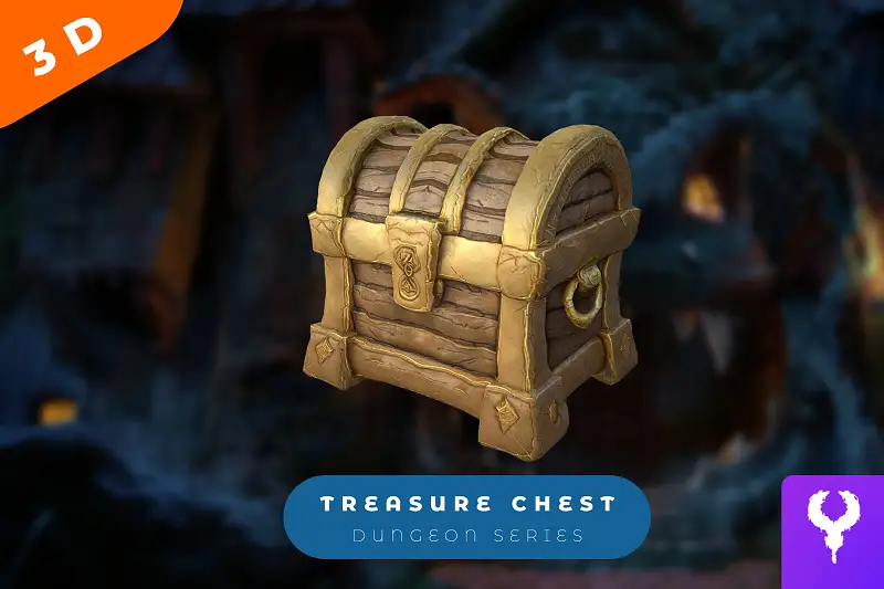Dungeon Treasure Chest Asset Thumbnail