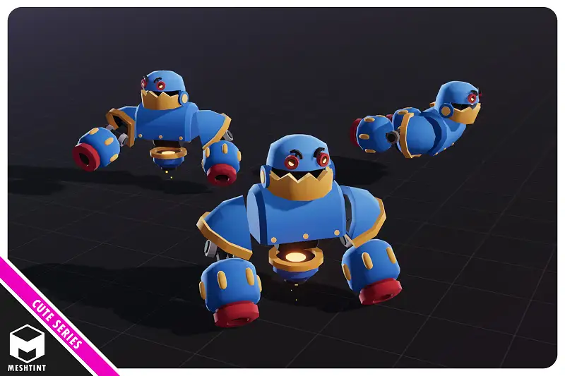 Galaxy Robot Cute Series Asset Thumbnail