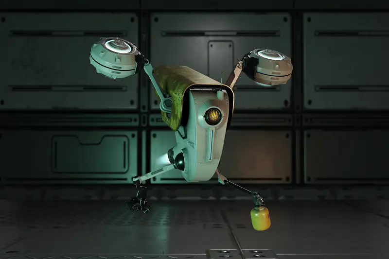 Repair Robot 3D Model Asset Thumbnail