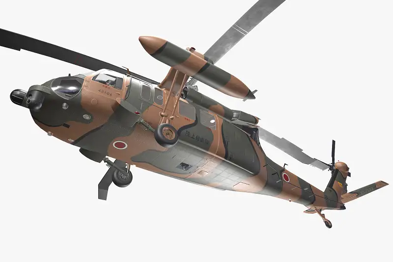 UH-60JA Black Hawk Japan Complex Animation Asset Thumbnail