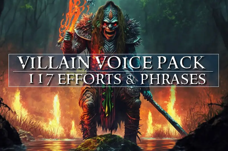 Evil Villain Voice Pack Asset Thumbnail