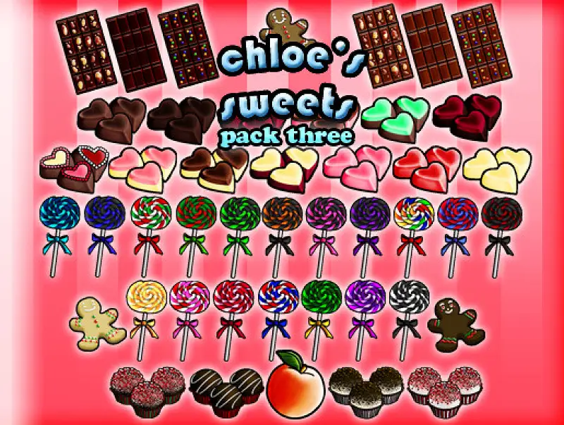 Chloe's Sweets: Icon Pack 3 Asset Thumbnail