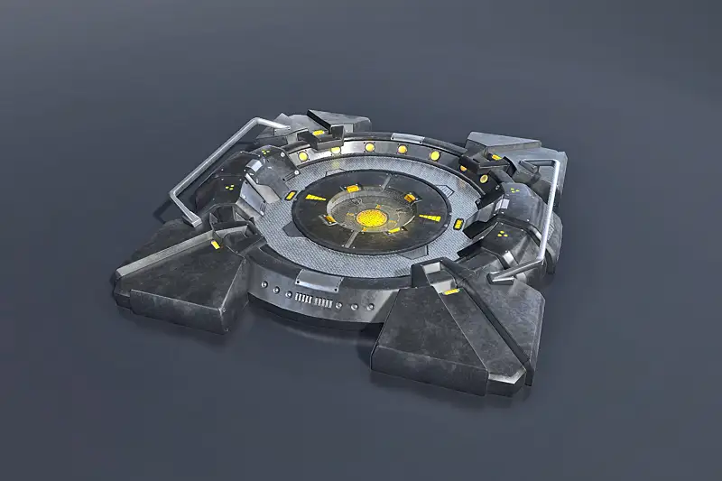 Sci-Fi Platform Asset Asset Thumbnail