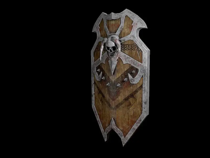 skull shield Asset Thumbnail