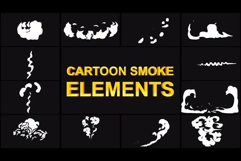 Cartoon Smoke Effects for 2D Games Asset Thumbnail