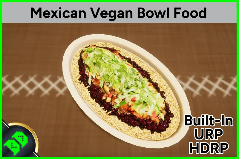 Mexican Vegan Bowl Food Pack Asset Thumbnail
