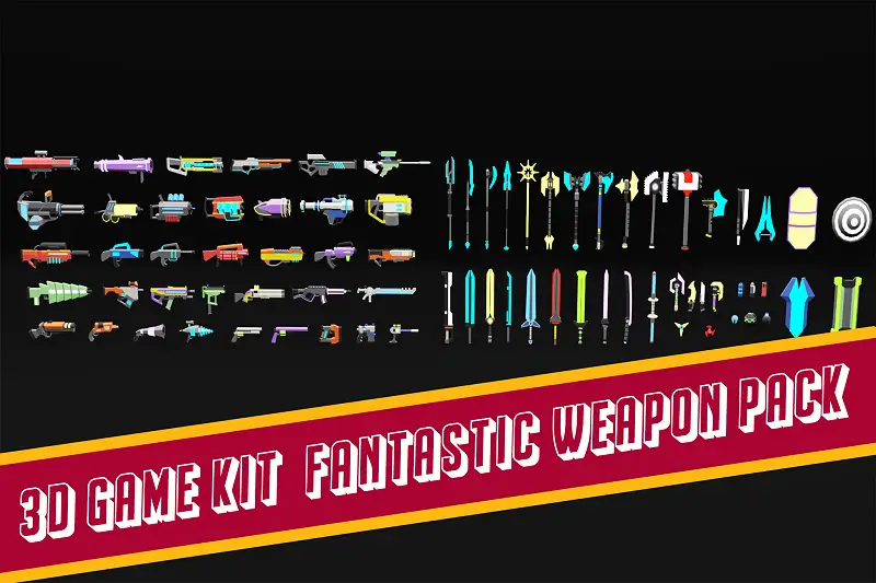 3D Game Kit-Fantastic Weapon Pack Asset Thumbnail