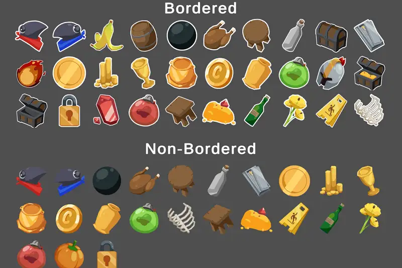 Free Cartoony Item Icons Asset Thumbnail