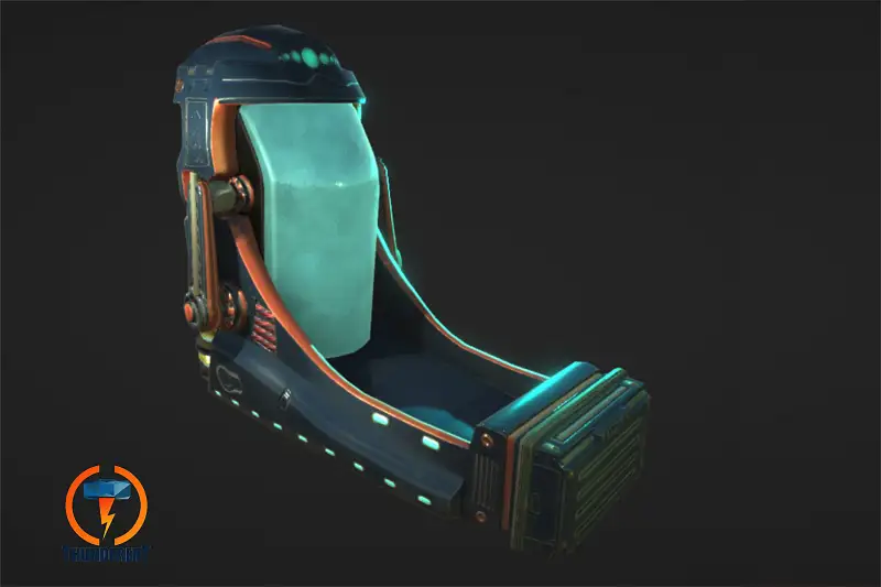 Sci-Fi Sleeping Pod Asset Thumbnail