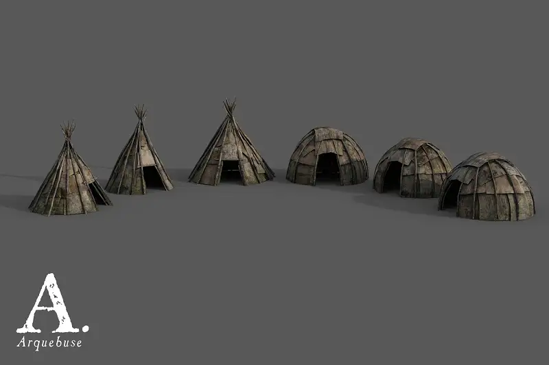 Wigwams - domes and cones Asset Thumbnail
