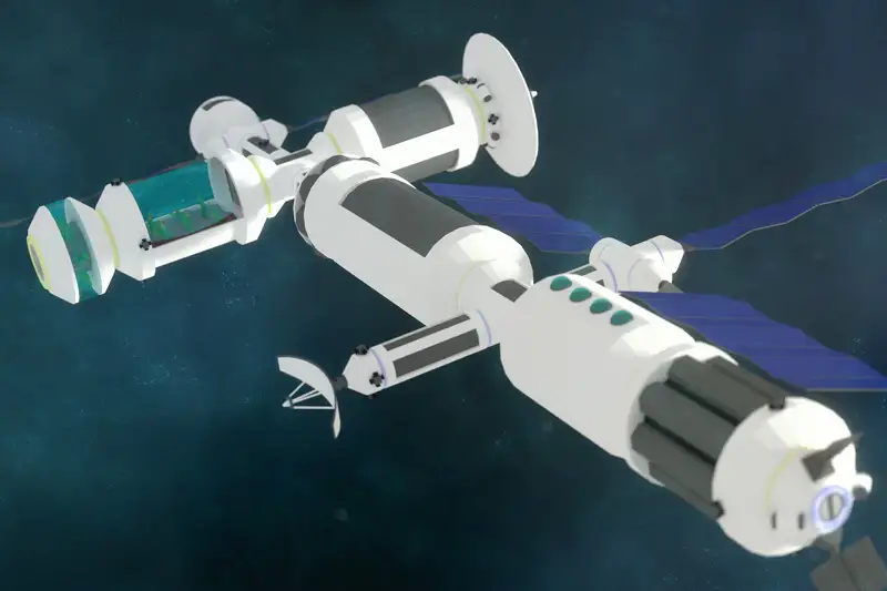 Modular Space Station Kit Asset Thumbnail
