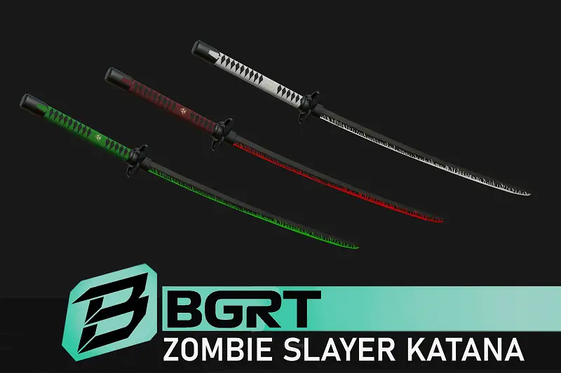 Zombie Slayer Katana Asset Thumbnail