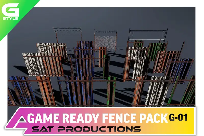 Game Ready Fence Pack Asset Thumbnail