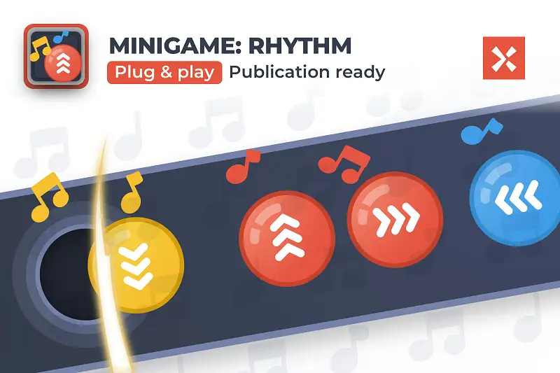Rhythm Music Game Template Asset Thumbnail