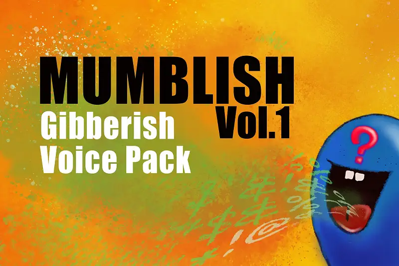 MUMBLISH Vol.1 - Gibberish Voice Pack Asset Thumbnail