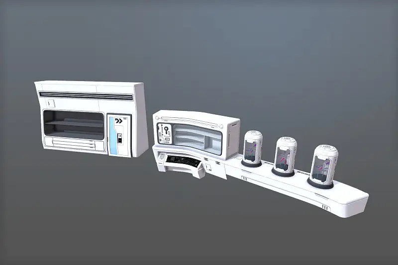 Sci-Fi Shelf Decoration Asset Thumbnail
