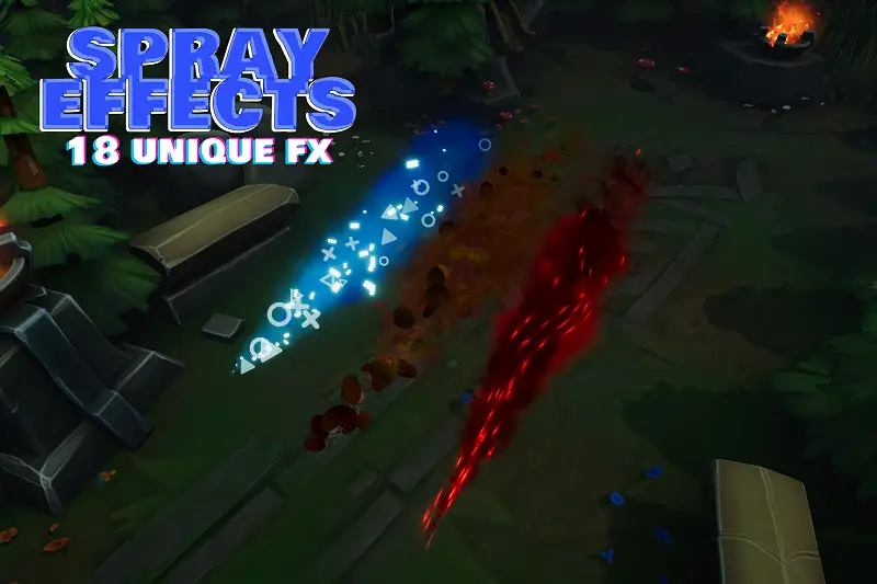 Sprays, Flamethrowers and Beams FX Asset Thumbnail