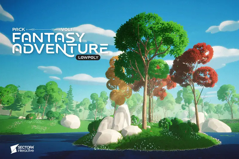 Lowpoly Fantasy Environment Pack-1 Asset Thumbnail
