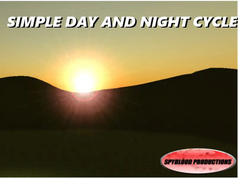 Simple Day And Night Cycle System Asset Thumbnail