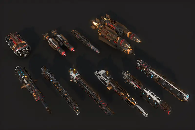 Sci-Fi Weapon Pack Asset Thumbnail