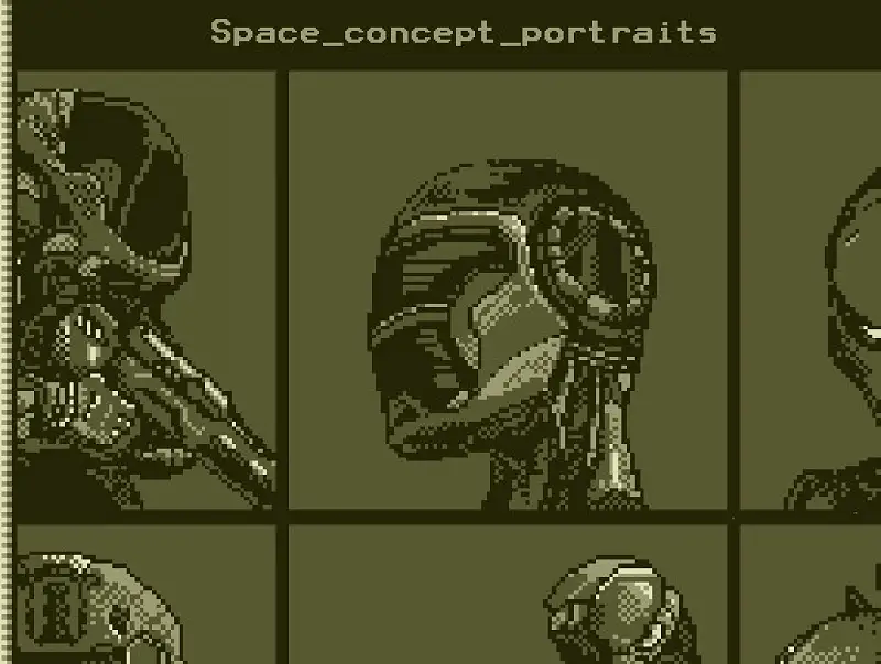 Space Concept Portraits Pixel Pack Asset Image